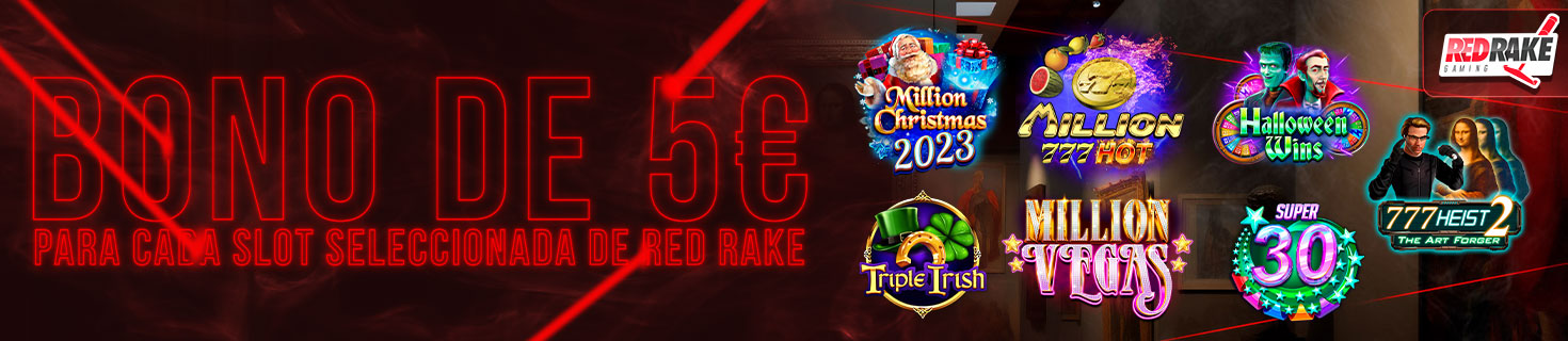 ¡Te damos un Bono de 5€ cada día para el juego seleccionado!