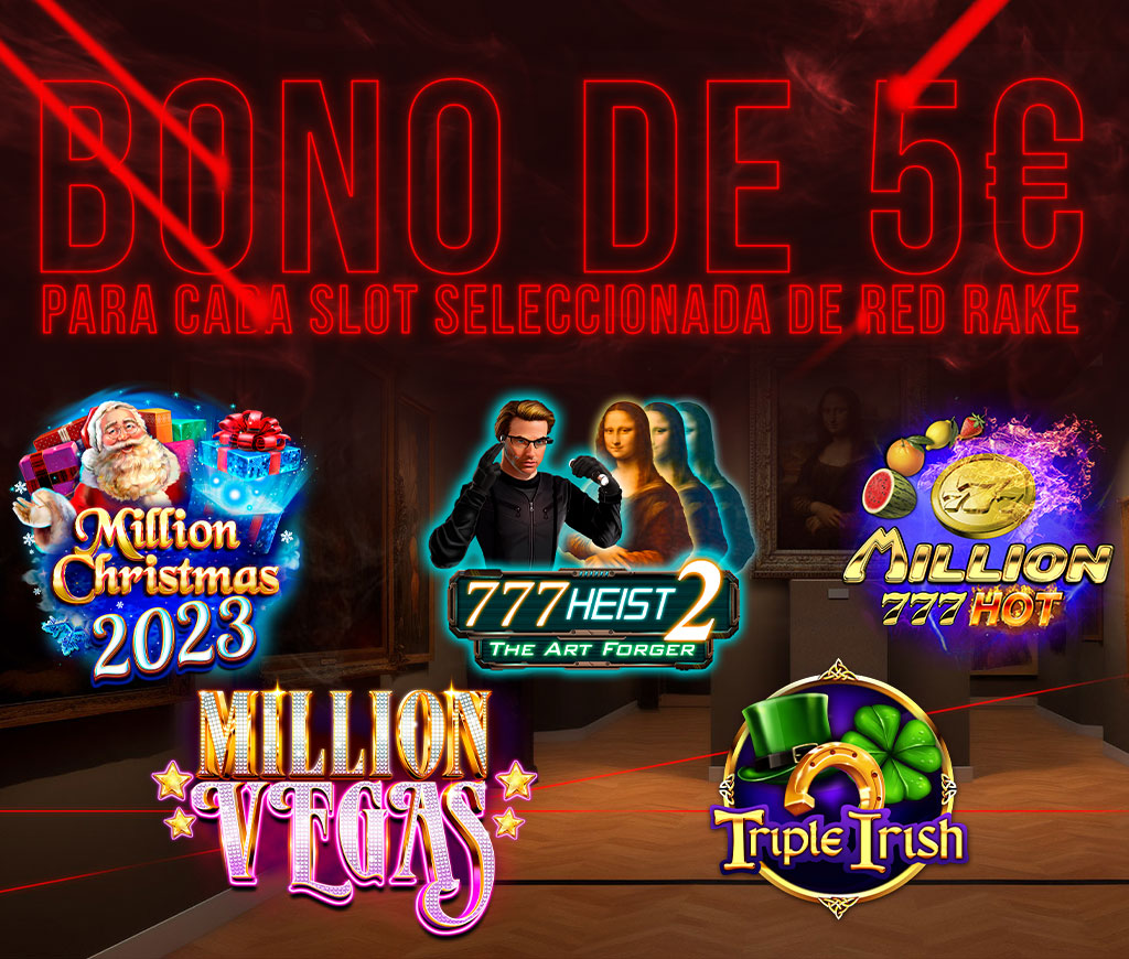 ¡Te damos un Bono de 5€ cada día para el juego seleccionado!