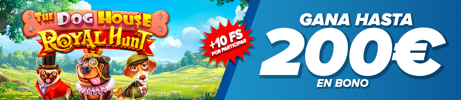 Gana hasta 200€ en Bono con la Slot seleccionada + Free Spins extra