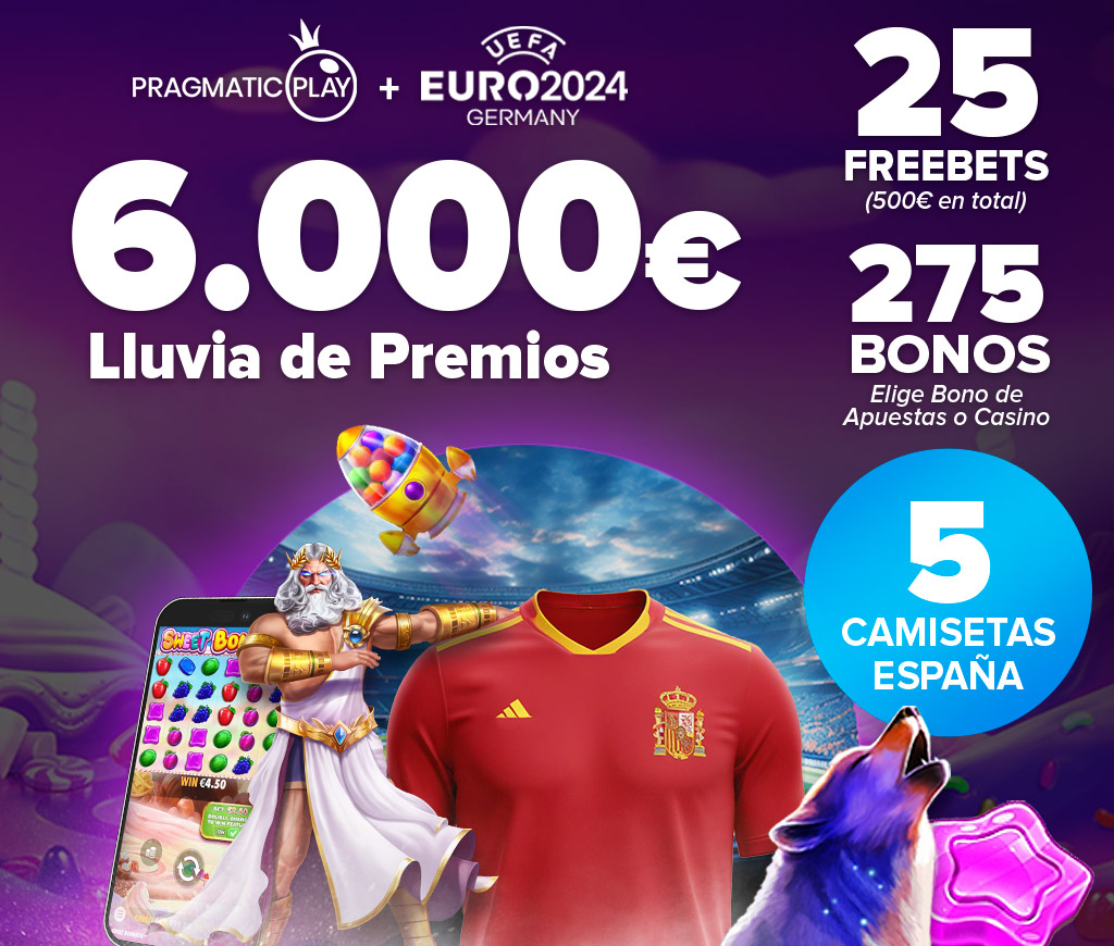 Juega a las Slots de Pragmatic seleccionadas: ¡Lluvia de 6.000€ en premios!