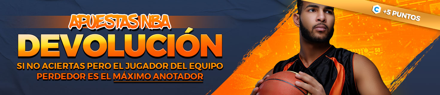 Si fallas y el jugador del equipo perdedor es el máximo anotador del partido, ¡devolución!