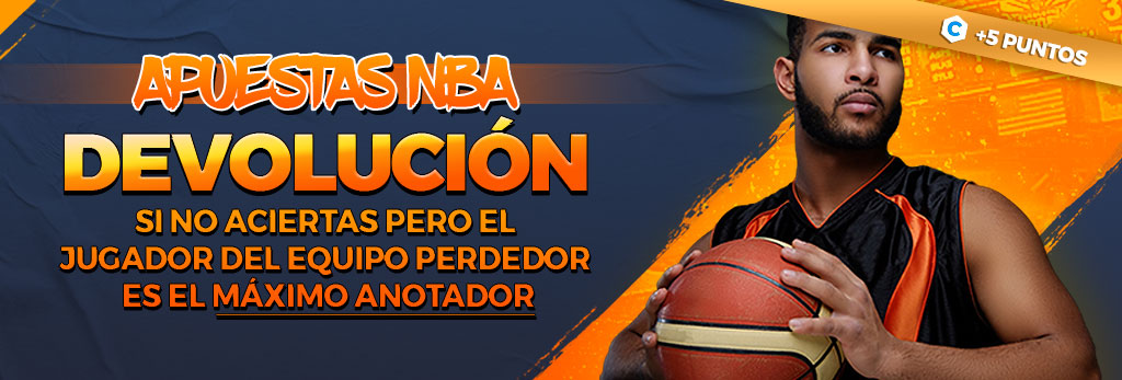 Si fallas y el jugador del equipo perdedor es el máximo anotador del partido, ¡devolución!