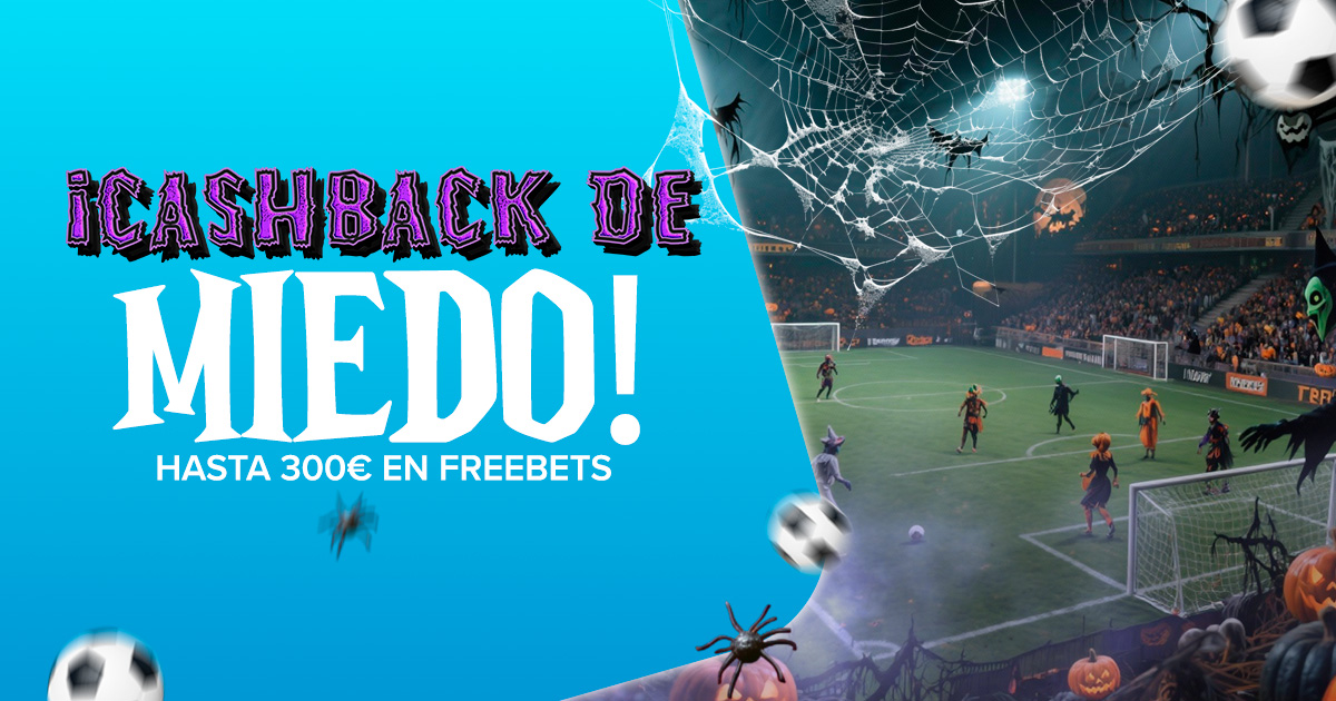 Freebet 5€ por cada gol que se marque en los descuentos. ¡Hasta 300€ en Freebet!