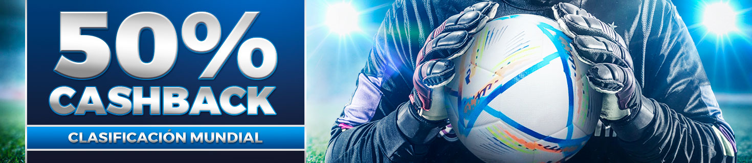 Promoción para tus Apuestas de Fútbol: Cashback 50% para la Clasificación Mundial