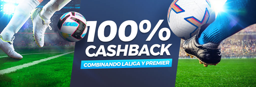 Bonificamos 100% de tus pérdidas en combinadas de Laliga y Premier League