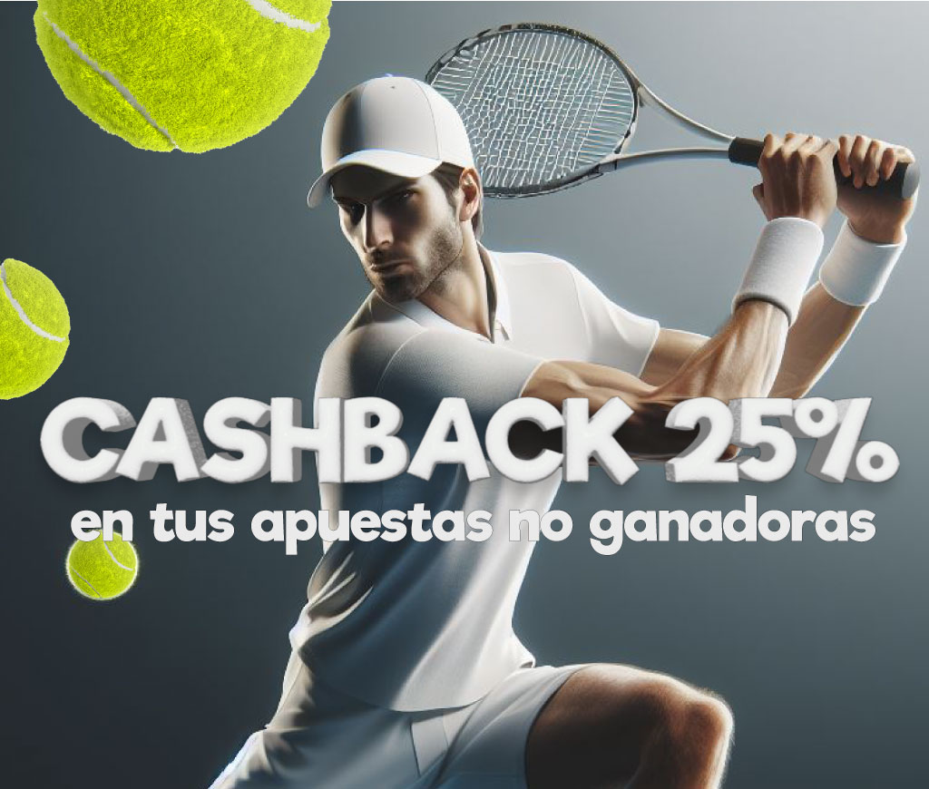 25% Cashback en apuestas de Tenis al ATP Adelaide y Auckland + WTA Adelaide y Hobart