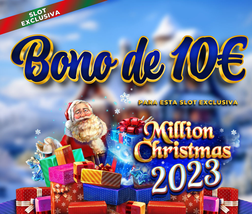 ¡Te damos un Bono de 10€ para la Slot Exclusiva Million Christmas 2023!