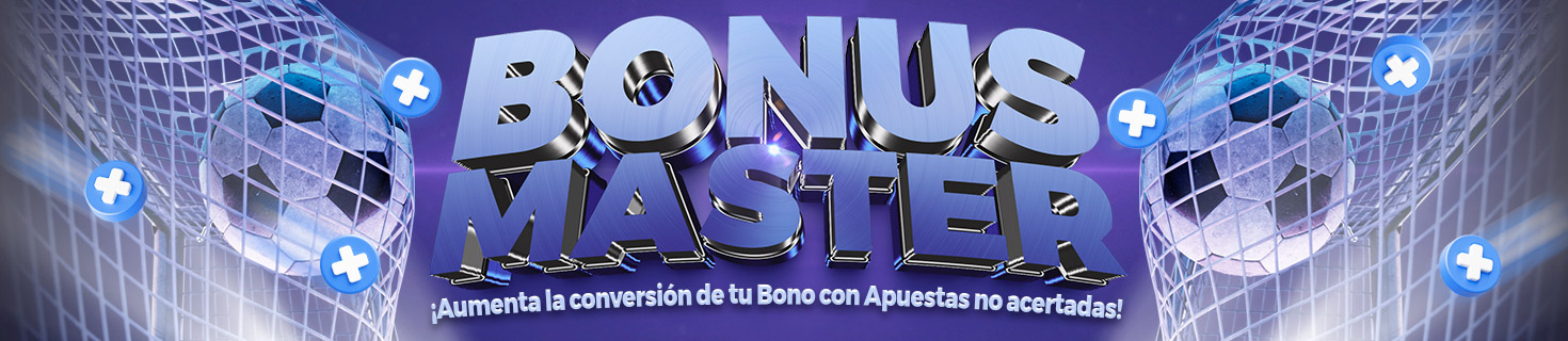Bonus Master: ¡Mejora tu Bono con tus Apuestas de fútbol no ganadoras!
