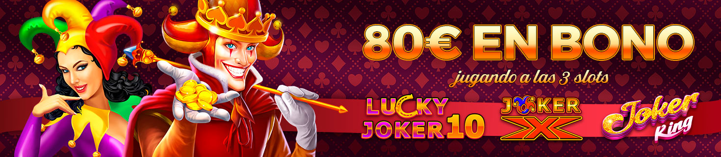 Promoción para Casino y Slots: Gana 80€ jugando a las Slots seleccionadas