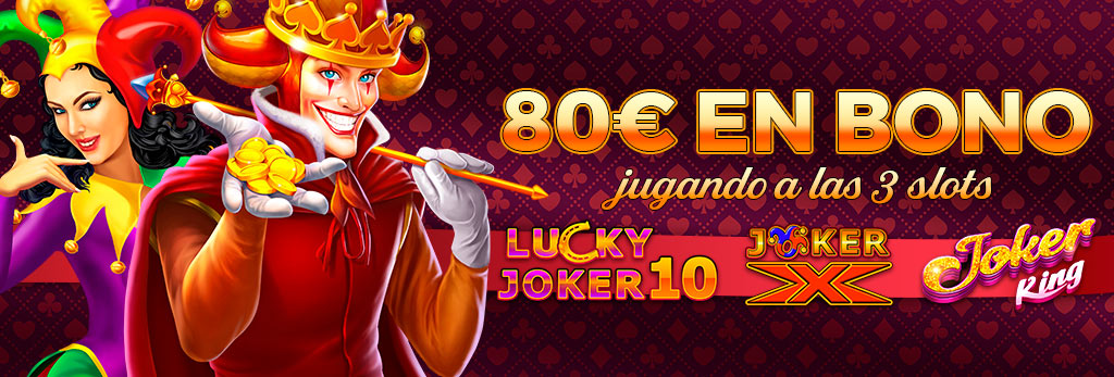 Promoción para Casino y Slots: Gana 80€ jugando a las Slots seleccionadas