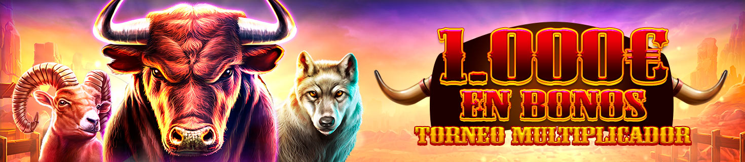 Consigue un multiplicador en la slot Black Bull ¡Repartimos 1.000€ en bonos!