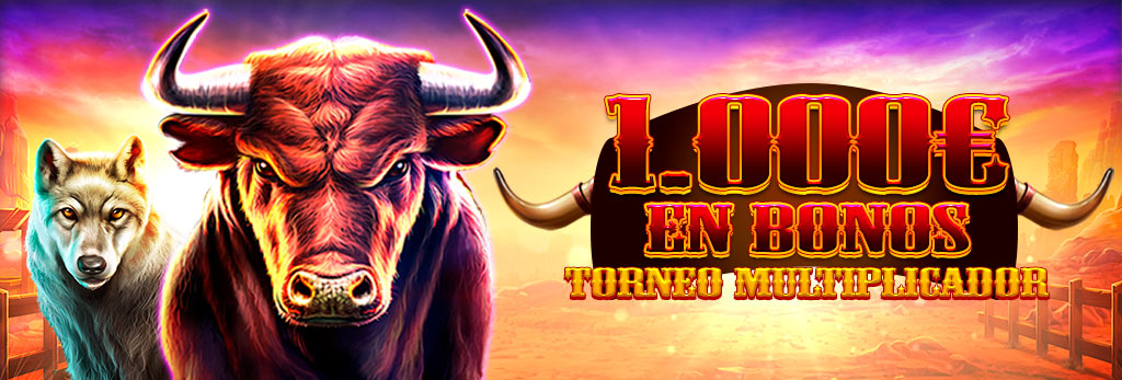 Consigue un multiplicador en la slot Black Bull ¡Repartimos 1.000€ en bonos!