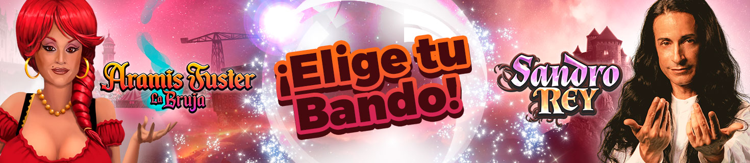 Elige tu bando: Aramis vs Sandro. ¡50€ en Bono si tu bando es el ganador!