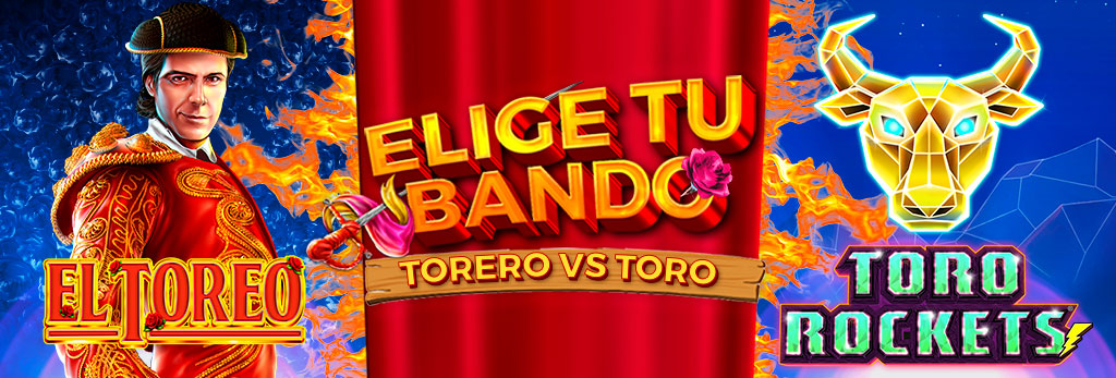 Elige tu bando: Torero vs Toro. ¡50€ en Bono si tu bando es el ganador!