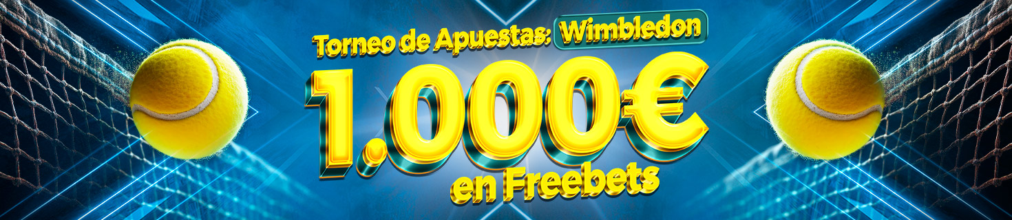 Promoción para tus apuestas de tenis: Torneo de Apuestas a Wimbledon