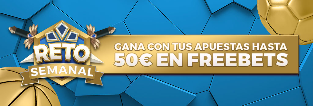 Haz tus apuestas a los diferentes deportes y gana hasta 50€ en Freebet