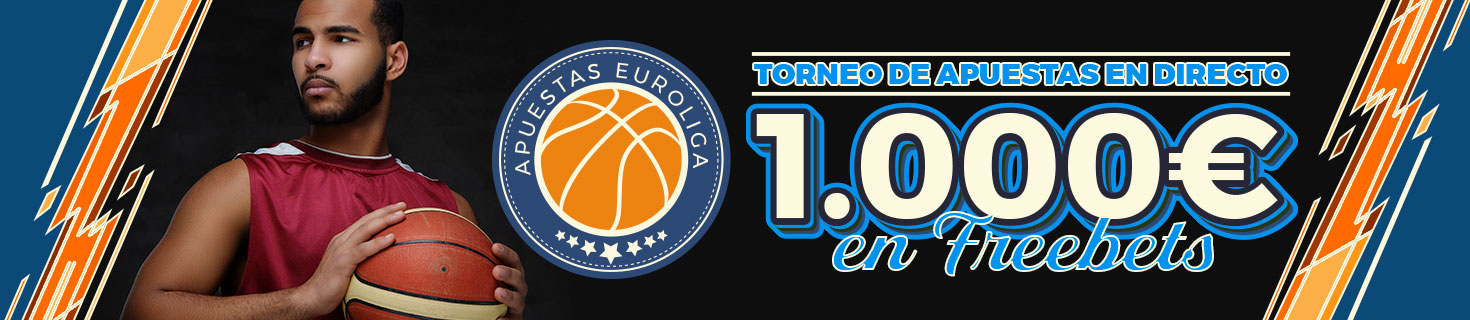 Promoción Euroliga: ¡Repartimos 1.000€ en Freebets!