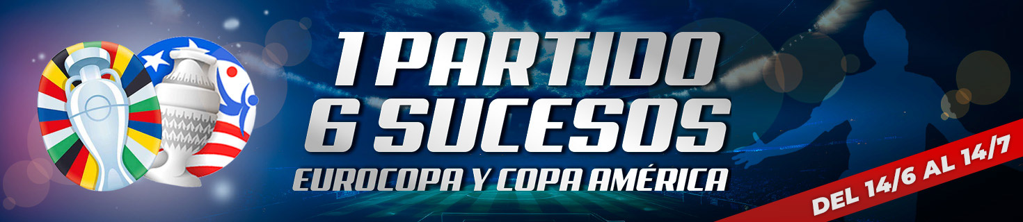 Promoción apuestas de futbol: Hasta 50€ en Freebet con la Eurocopa y Copa América