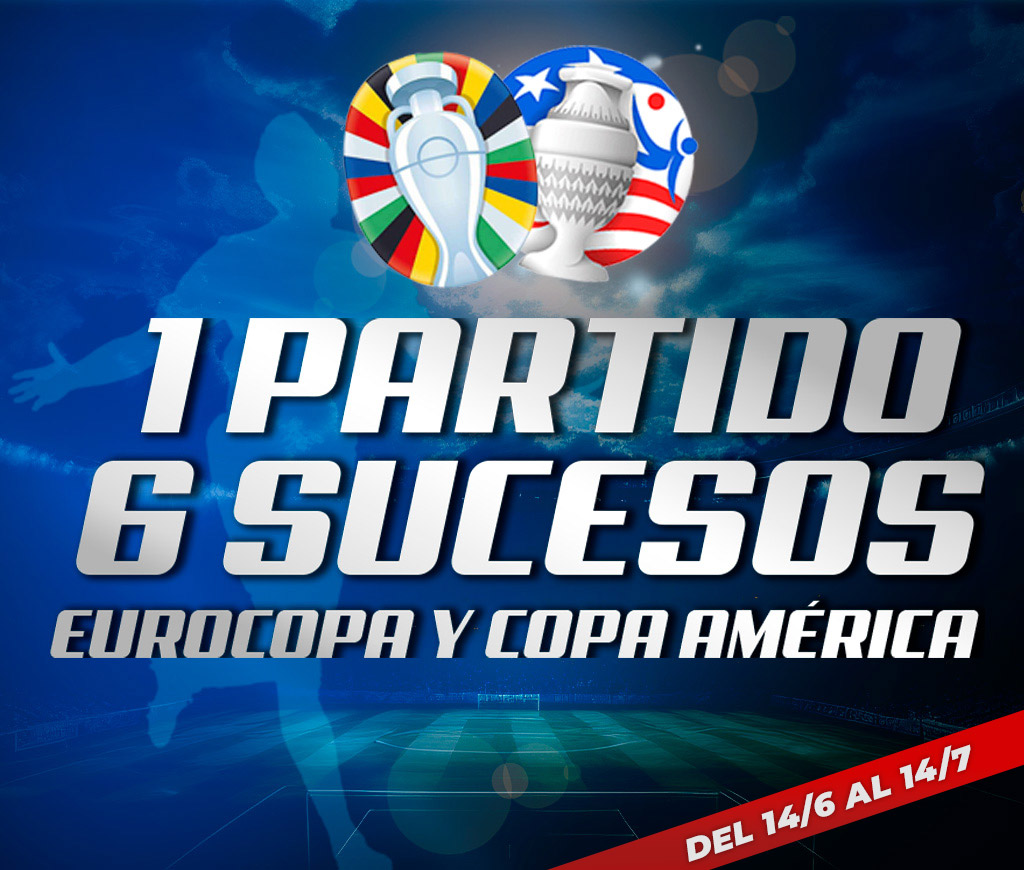 Promoción apuestas de futbol: Hasta 50€ en Freebet con la Eurocopa y Copa América