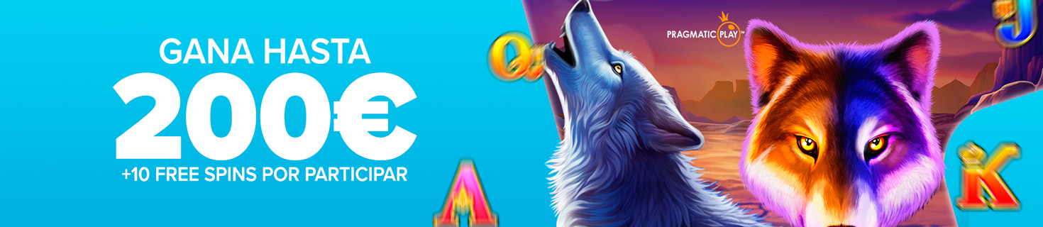 slider	Gana hasta 200€ en Bono de Casino con las slots Wolf Gold
