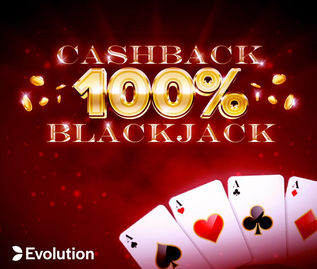 Llévate una devolución del 50% hasta 100€ en Bono para el Blackjack de Evolution