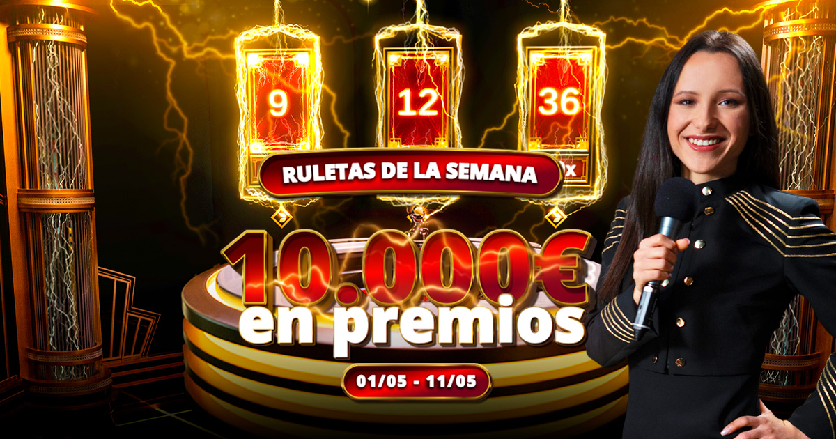 ¡Gana premios con el Festival de la Ruleta de Evolution! ¡10.000€ en premios!