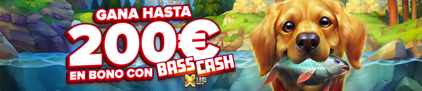 Gana hasta 200€ en Bono con la slot Bass Cash X Up