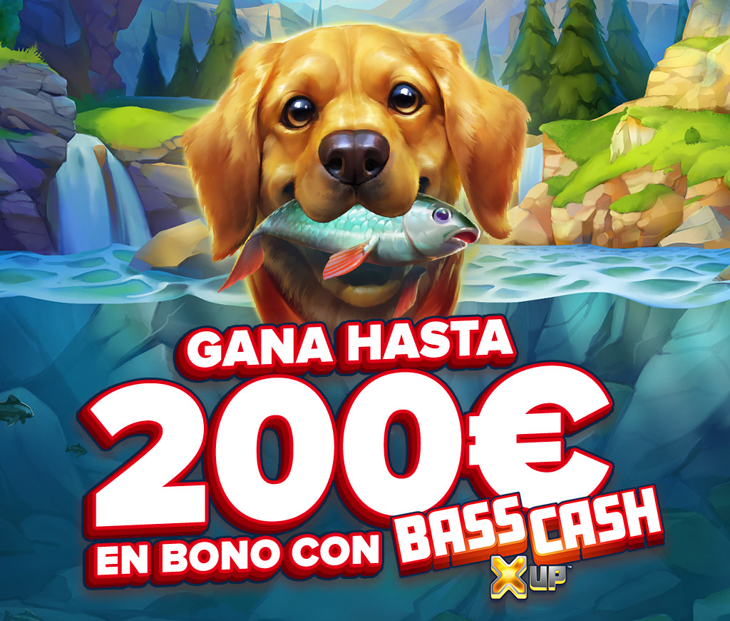 Gana hasta 200€ en Bono con la slot Bass Cash X Up