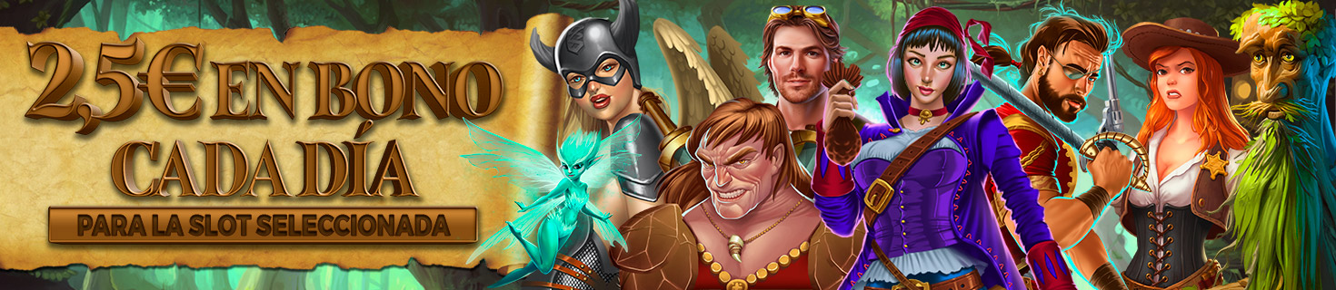 ¡Te damos un Bono de 2,5€ cada día para el juego seleccionado de Games Global!