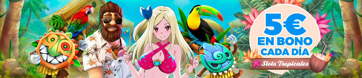 ¡Te damos un Bono de 5€ cada día para el juego seleccionado!