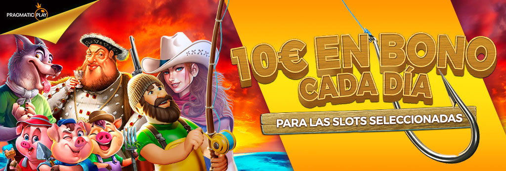 ¡Te damos un Bono de 10€ cada día para la slot seleccionada!