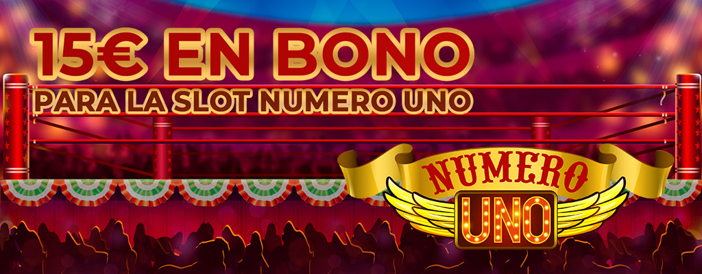 ¡Regalo de 15€ en Bono de Casino para la Slot Numero Uno!