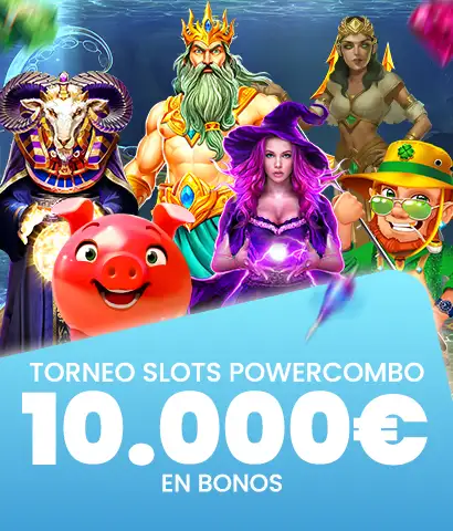 Participa en los Torneos de Slots Power Combo ¡10.000€ en Bonos de Casino!