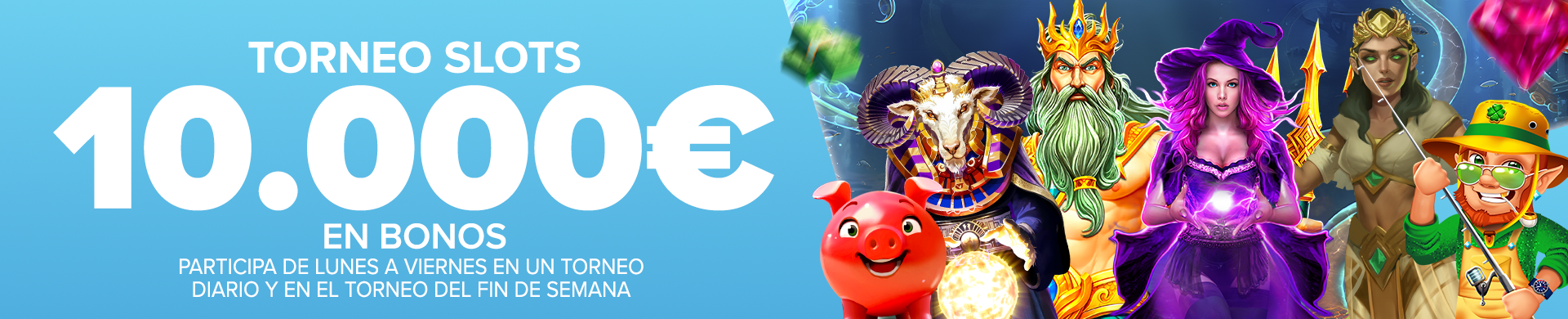 Participa en los Torneos de Slots Power Combo ¡10.000€ en Bonos de Casino!