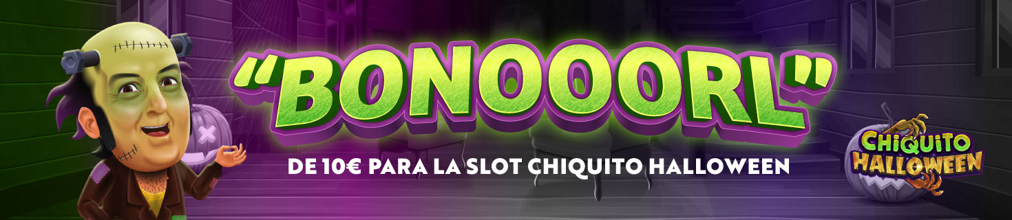 ¡10€ en Bono de Casino para jugar a la slot Chiquito Halloween de MGA!