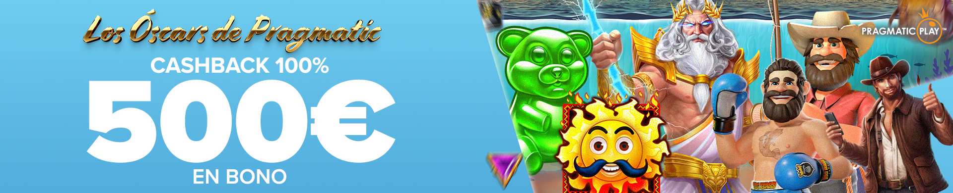Te devolvemos el 100% de tus pérdidas en las mejores Slots de Pragmatic