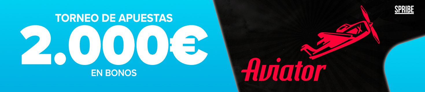Torneo por Apuestas a Aviator ¡2.000€ en Bonos!
