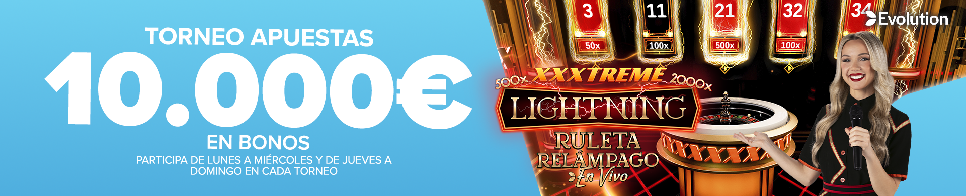 Esta semana, doble torneo de ruleta. ¡10.000€ a repartir en dos rankings!