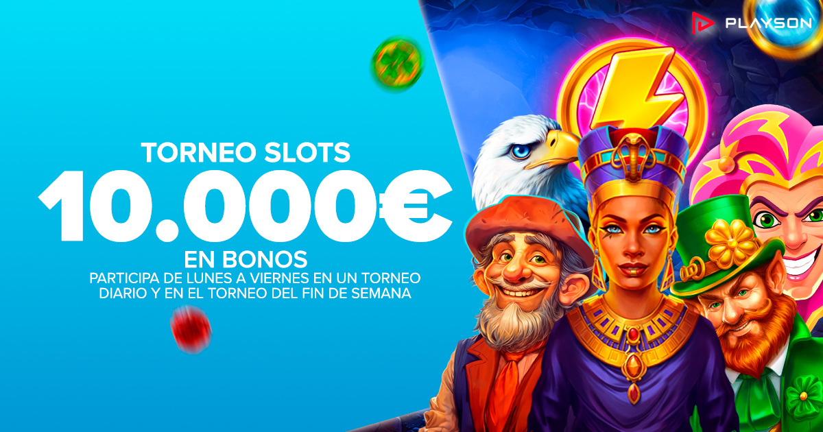 Torneo de las mejores Slots de Playson ¡10.000€ en Bonos de Casino!