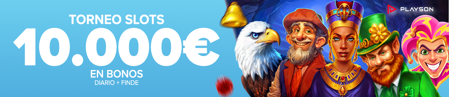 Torneo de las mejores Slots de Playson ¡10.000€ en Bonos de Casino!