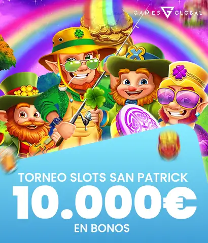 Participa en los Torneos de Slots St Patricks ¡10.000€ en Bonos de Casino!