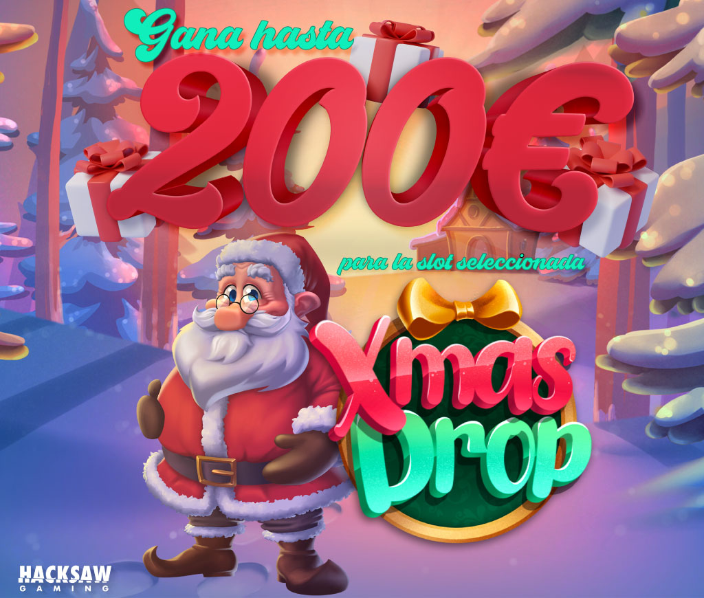 Gana hasta 200€ en Bono jugando a la Slot Xmas Drop