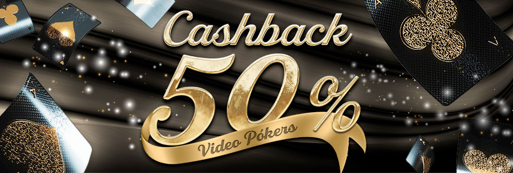 Te devolvemos el 50% de tus pérdidas en nuestros Video Poker de Red Rake