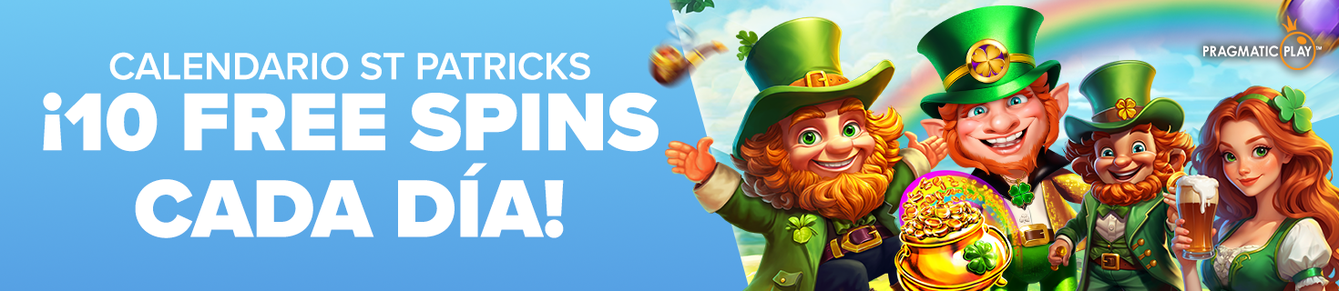 ¡10 Free Spins Gratis cada día con el Calendario de St Patricks de Pragmatic!