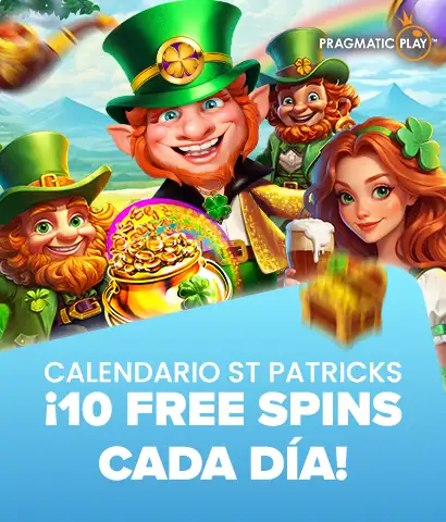 ¡10 Free Spins Gratis cada día con el Calendario de St Patricks de Pragmatic!