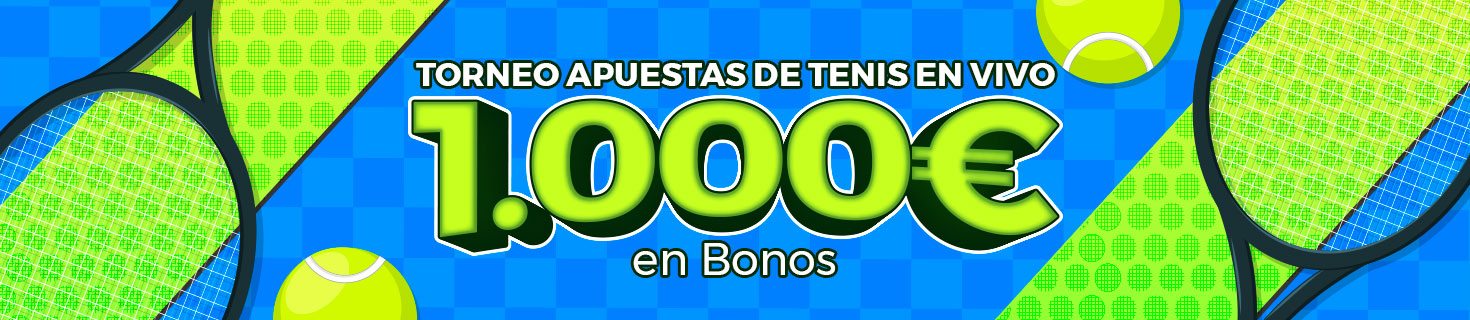 Participa en el torneo de apuestas de tenis Vivo ¡Repartimos 1.000€ en Bonos!