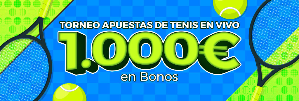 Participa en el torneo de apuestas de tenis Vivo ¡Repartimos 1.000€ en Bonos!