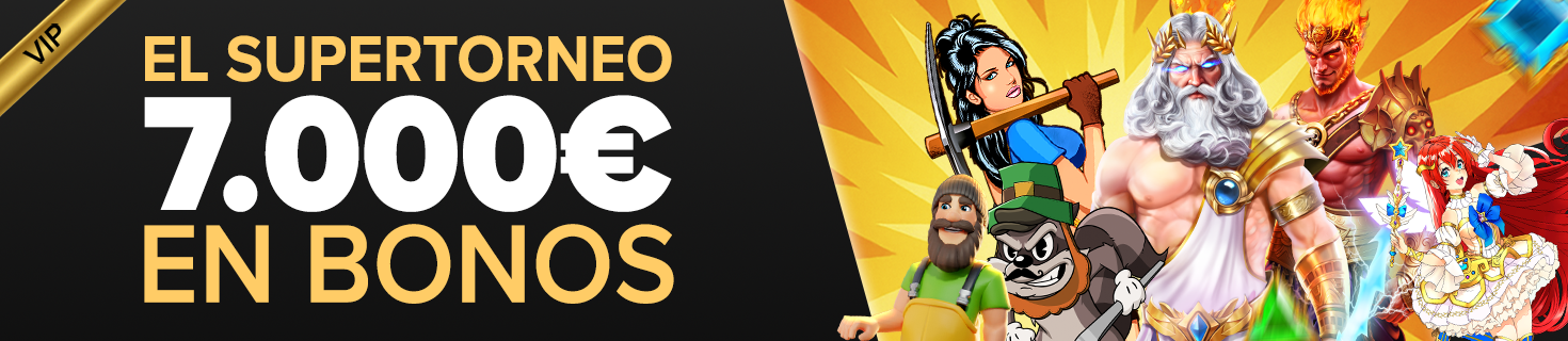 Promoción Torneo de Slots: ¡Repartimos 7.000€ en bonos y mucho más!